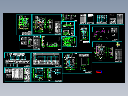 药厂锅炉房施工图