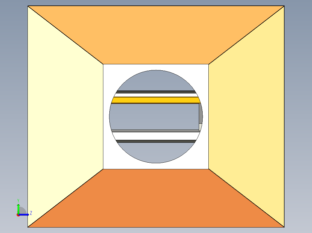 干式漆雾过滤箱左视图