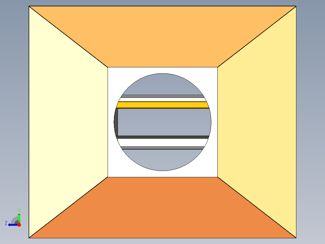 干式漆雾过滤箱右视图