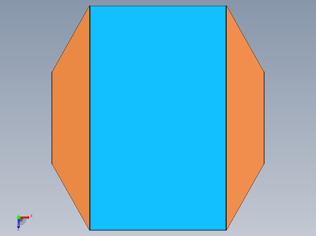 干式漆雾过滤箱俯视图