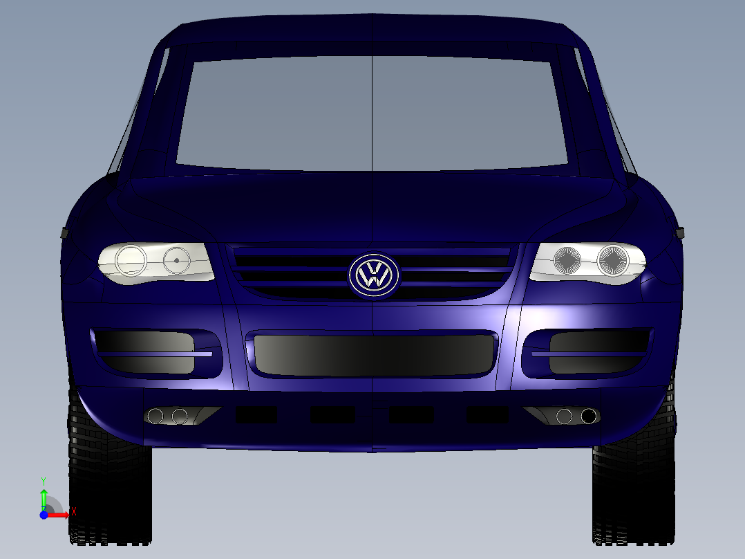 B2004846-大众途锐前视图