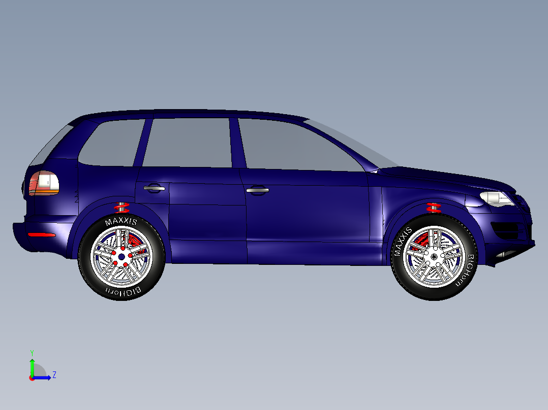 B2004846-大众途锐左视图