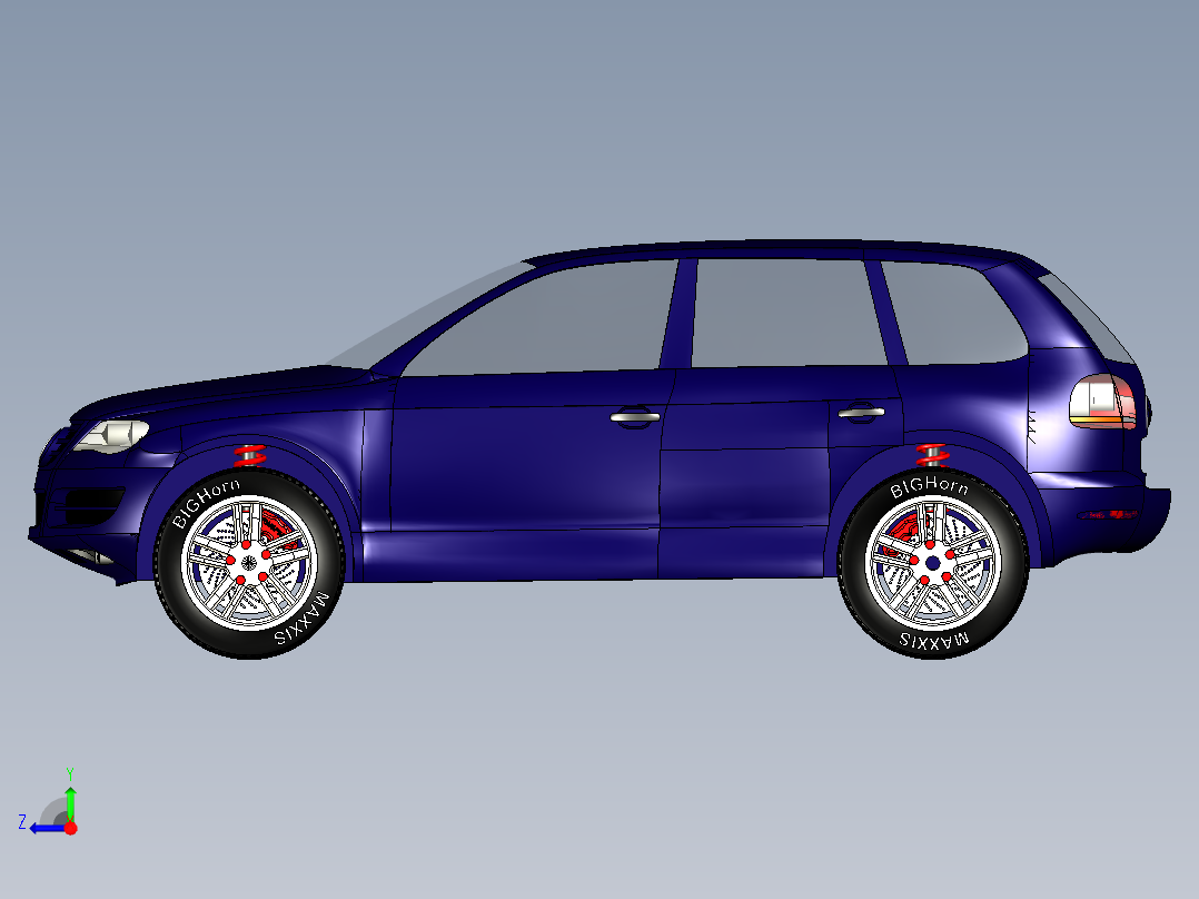 B2004846-大众途锐右视图