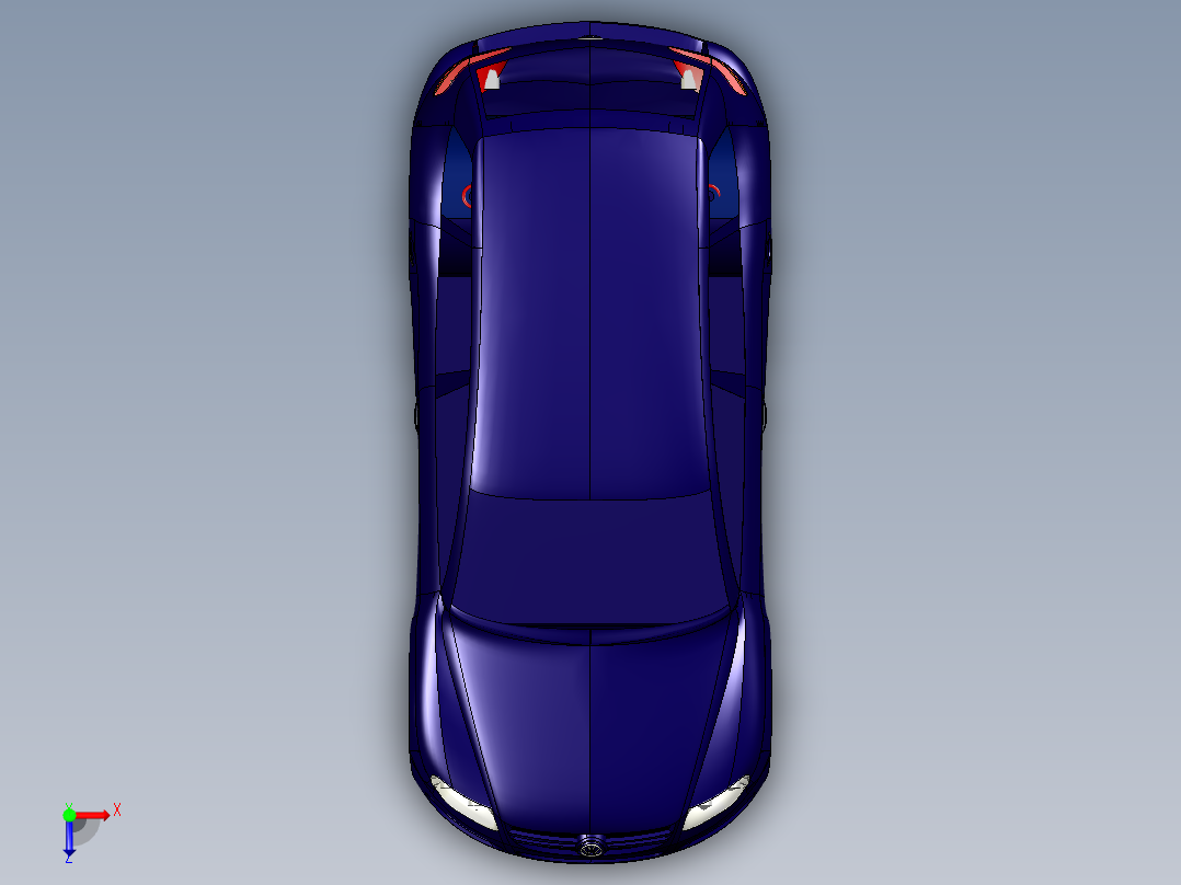 B2004846-大众途锐俯视图