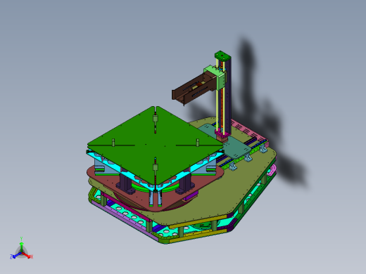 无人机起飞提供助力的停机装置