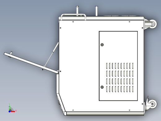 风冷激光清洗机机箱3D前视缩略图