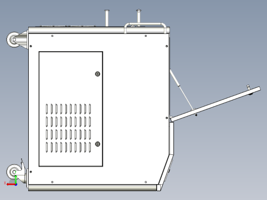 风冷激光清洗机机箱3D后视缩略图
