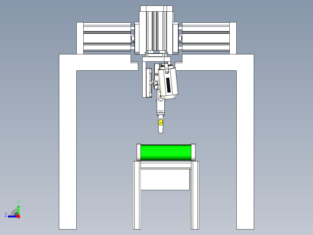 流水线的物料抓取与视觉检测右视图