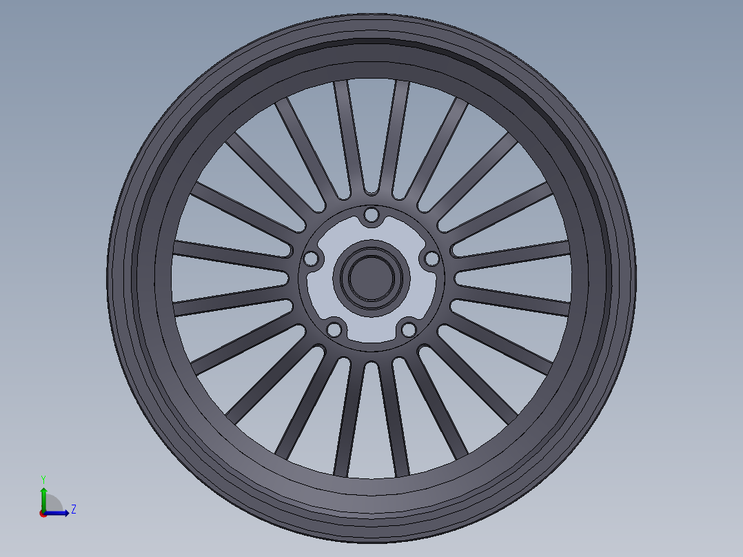 轮毂、轮胎(48)左视图