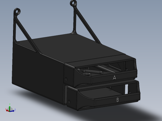 手动备份系统用硬盘壁挂支架