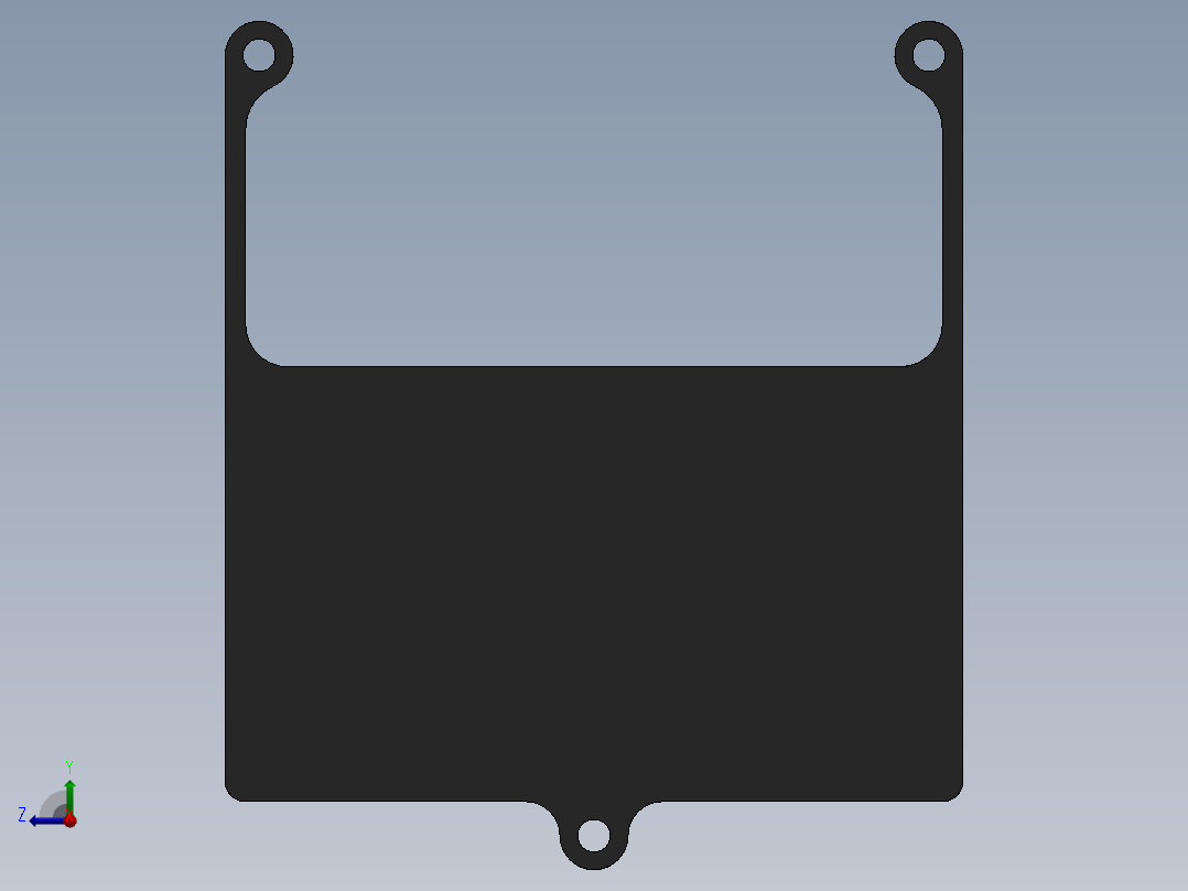 手动备份系统用硬盘壁挂支架右视图