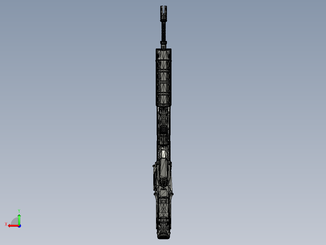 手枪左轮冲锋枪老式狙击步枪设计3D图纸hs-produkt-vhs STP后视图