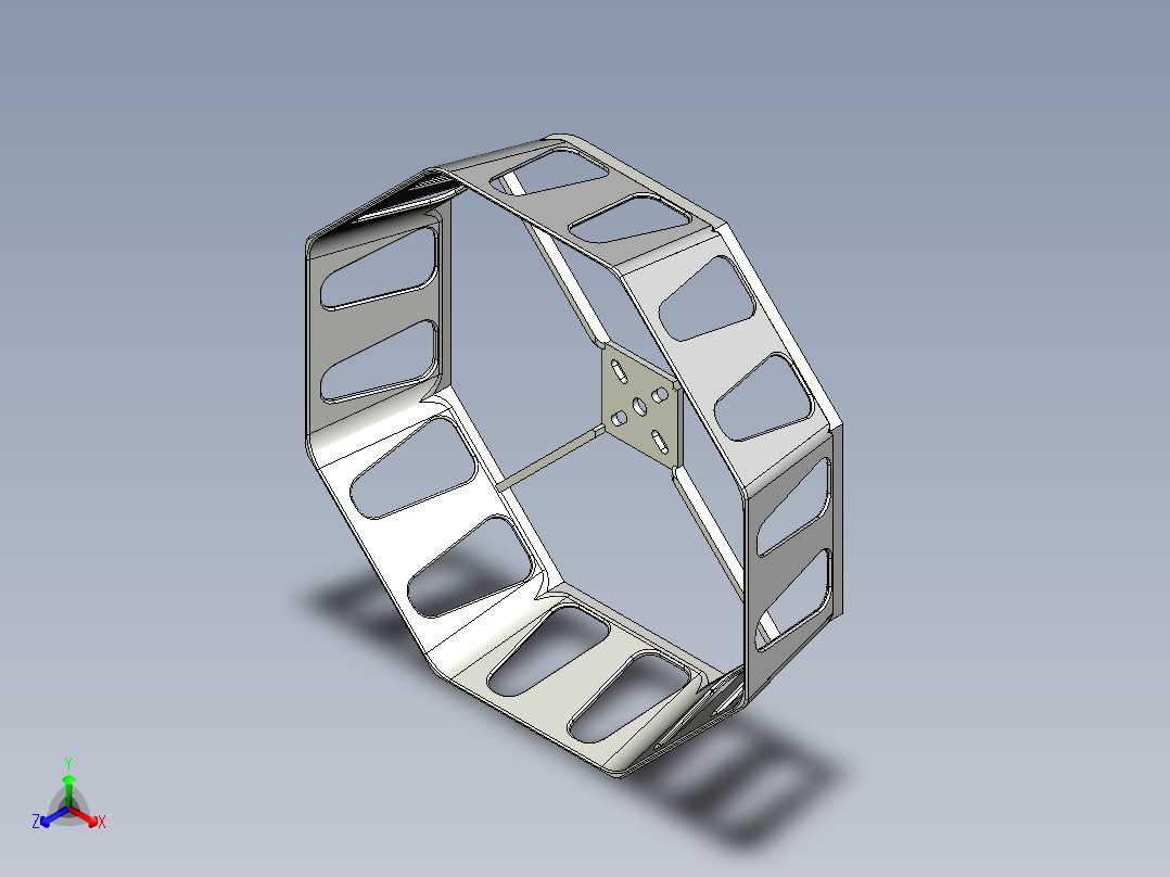 四轴飞行器的东西正等轴测图