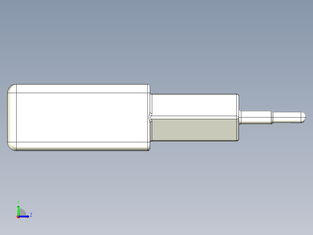 三星充电器222左视图