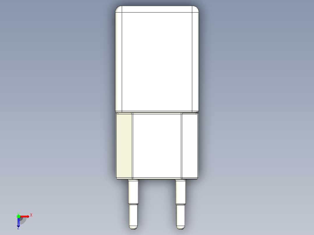 三星充电器222俯视图