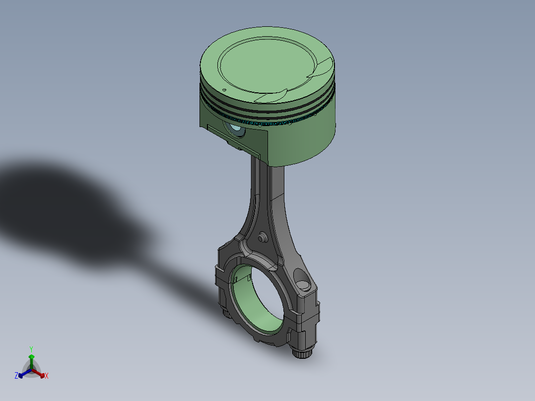 A0003881-活塞连杆设计正等轴测图