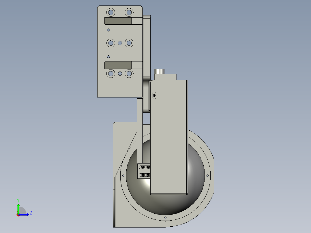 新检测移动CCD左视图