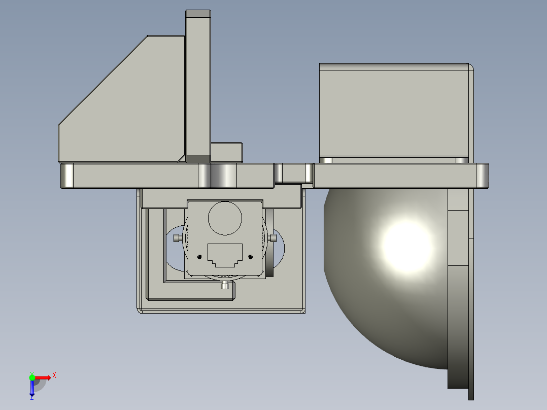 新检测移动CCD俯视图