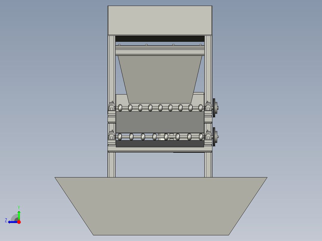 小果果蔬分选机右视图