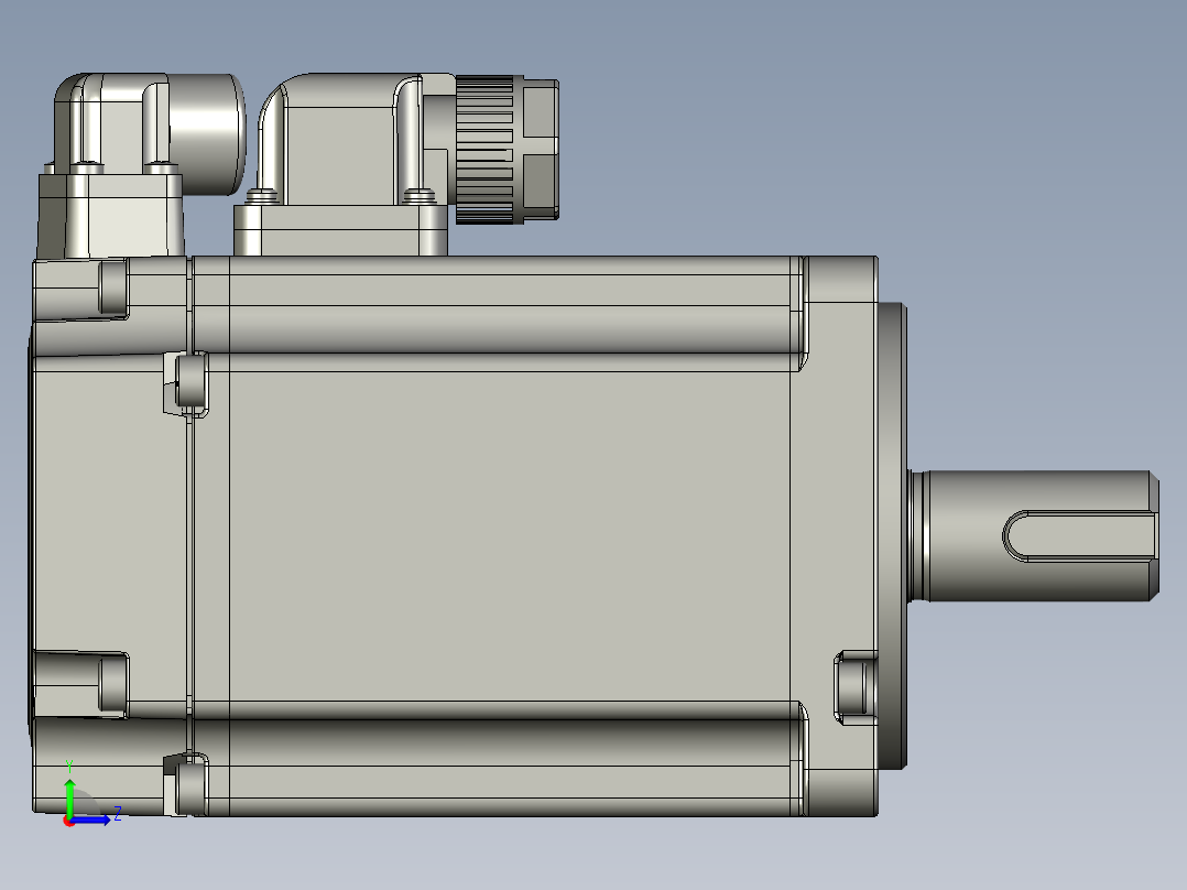 MS1H1-40B30CB-A331Z外形图2507825ZB左视图