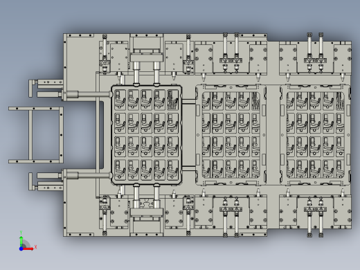 547吸塑盒盘自动上料机构总成左前视缩略图