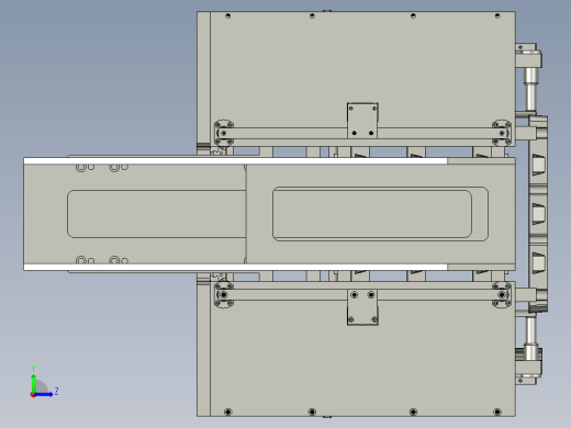 547吸塑盒盘自动上料机构总成左左视缩略图
