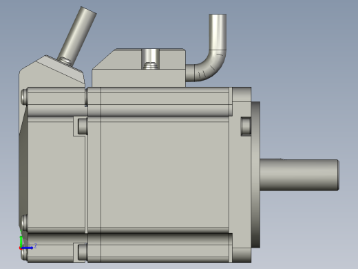MSMJ022G1U松下200w伺服电机0左视缩略图