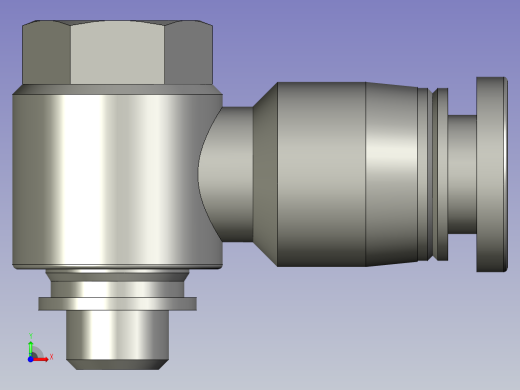 亚德客管接头PH4M5(3300)前视缩略图