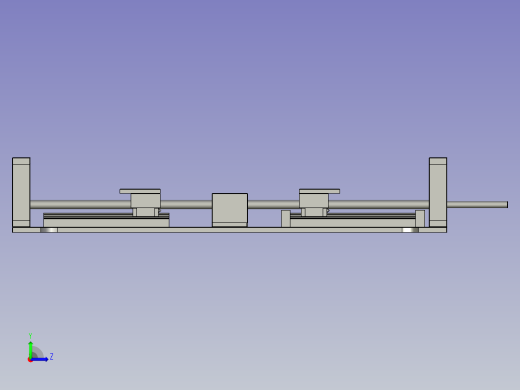 纸箱打包双组倍链传送生产线设计SJ-开合装置-V3左视缩略图