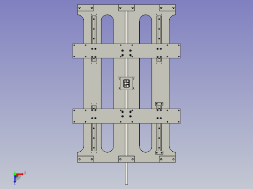 纸箱打包双组倍链传送生产线设计SJ-开合装置-V3俯视缩略图