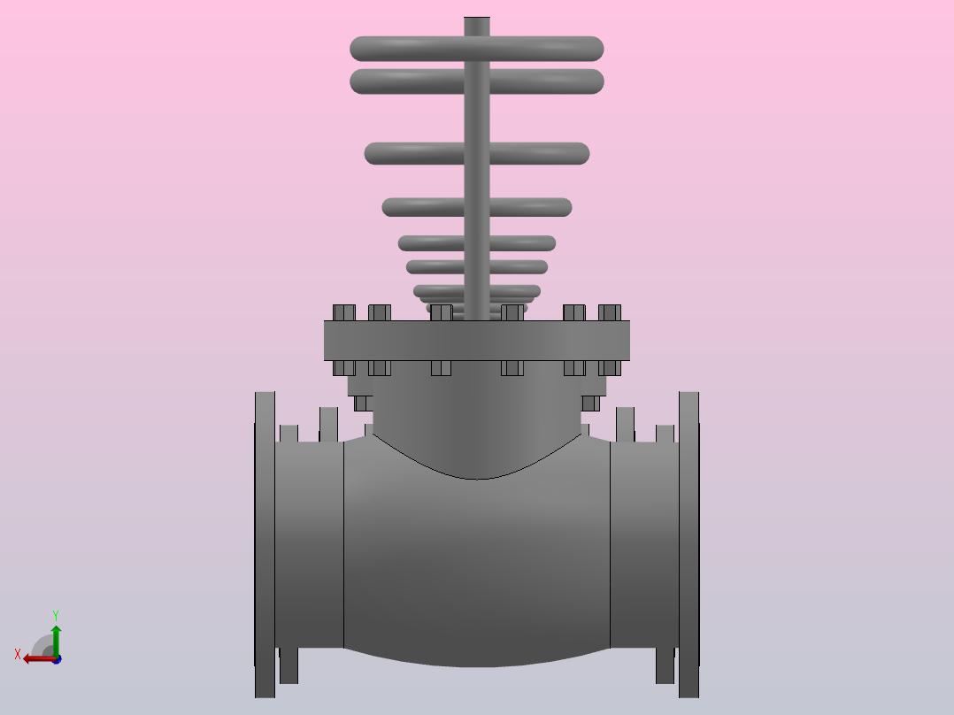 截止阀150后视图