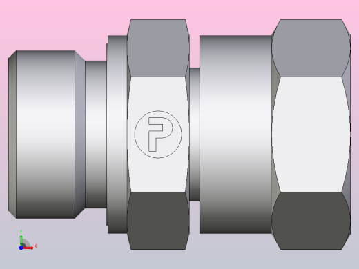 EO硬管接头旋转外螺纹螺柱12M27F682EDMXS前视缩略图
