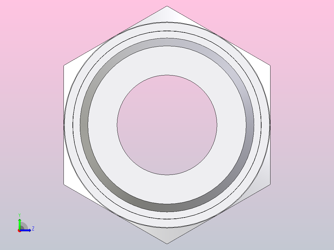 EO硬管接头旋转外螺纹螺柱12M27F682EDMXS左视图