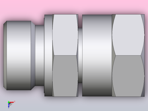 EO硬管接头旋转外螺纹螺柱12M27F682EDMXS俯视缩略图
