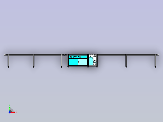 皮带倍速输送线设计前视缩略图