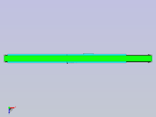 皮带倍速输送线设计俯视缩略图