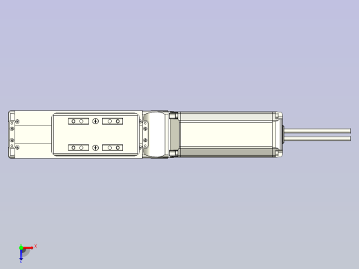 IAI电缸电动滑台RCS4-SA7C-WA-200-4-50-T2-P_0-0_俯视缩略图