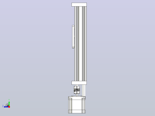C-Beam线性执行器250mm右视缩略图