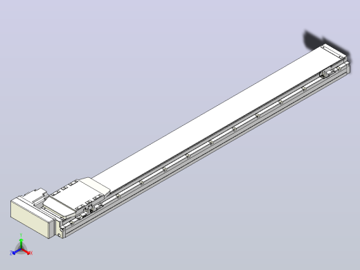 滚珠丝杠直线轴内置导轨TPA-GCR-120-1610C-L1000-MR-M40-N3正等轴测缩略图