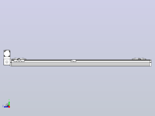 皮带直线轴双滑块型TPA-GCBS-80-P60-L500-LU-M20-N3右视缩略图