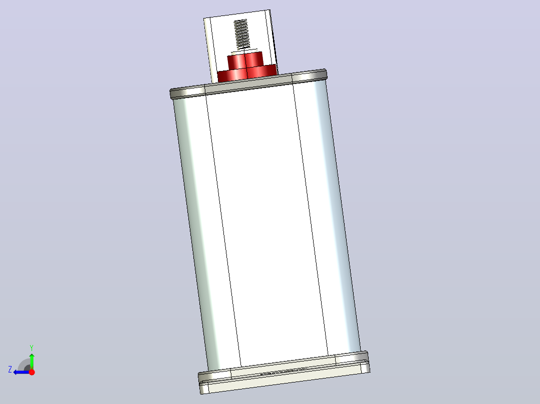 BKMJ(0.45～0.525)-5～7.5-3YN自愈式低电压并联电容器三维模型202202右视图