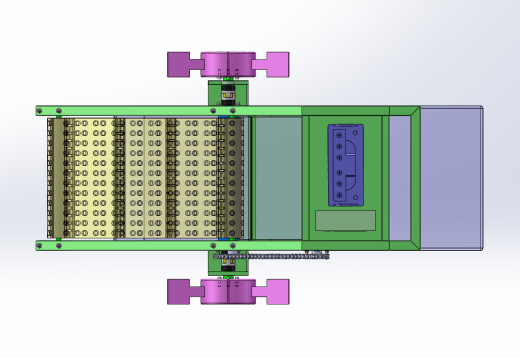 一种湖面垃圾清理装置的设计（SW+CAD+说明书）缩略图