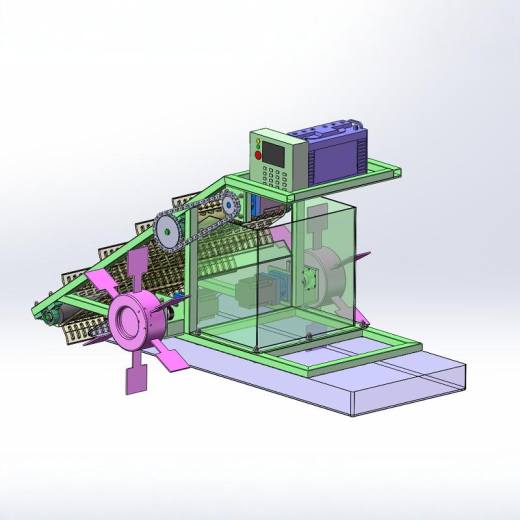 一种湖面垃圾清理装置的设计（SW+CAD+说明书）缩略图
