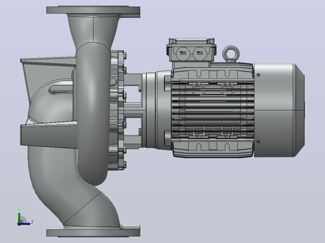 LPC4l 125-250 7.5泵左视图