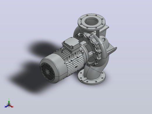 LPC4l 125-250 7.5泵正等轴测缩略图