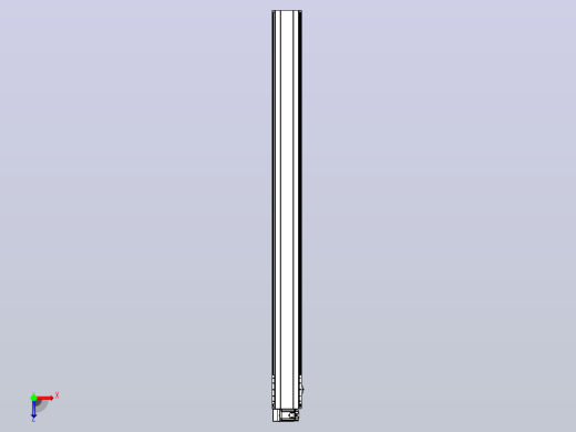 皮带直线轴半封闭可选导轨TPA-HNB-202D-140-L2400-LU-Y-P75-N3俯视缩略图