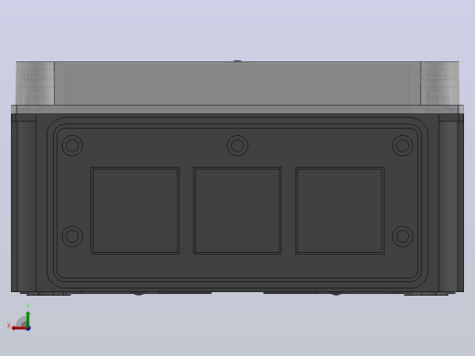 用于电气元件的带透明盖的塑料盒BA-3 PC IP-65后视缩略图