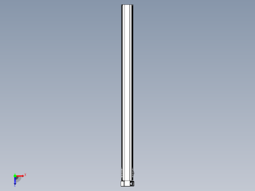 皮带直线轴半封闭可选导轨TPA-HNB-140D-120-L1900-LP-Y-P40-N3俯视缩略图