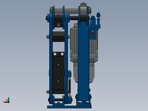 YP41系列电力液压盘式制动器YP41-4500-800×30-ⅠA-CL.RL.WL.HL后视缩略图