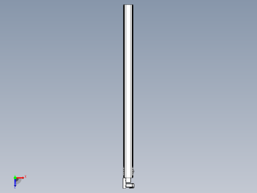 皮带直线轴半封闭可选导轨TPA-HNB-140D-120-L2250-ML-Y-P40-N3俯视缩略图